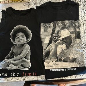 Notorious big tshirts used size large men’s